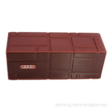 Portable Bluetooth Speakers, Mondrian Classic Design, Rubber Oiled Finish, Ideal for Gift Promotion